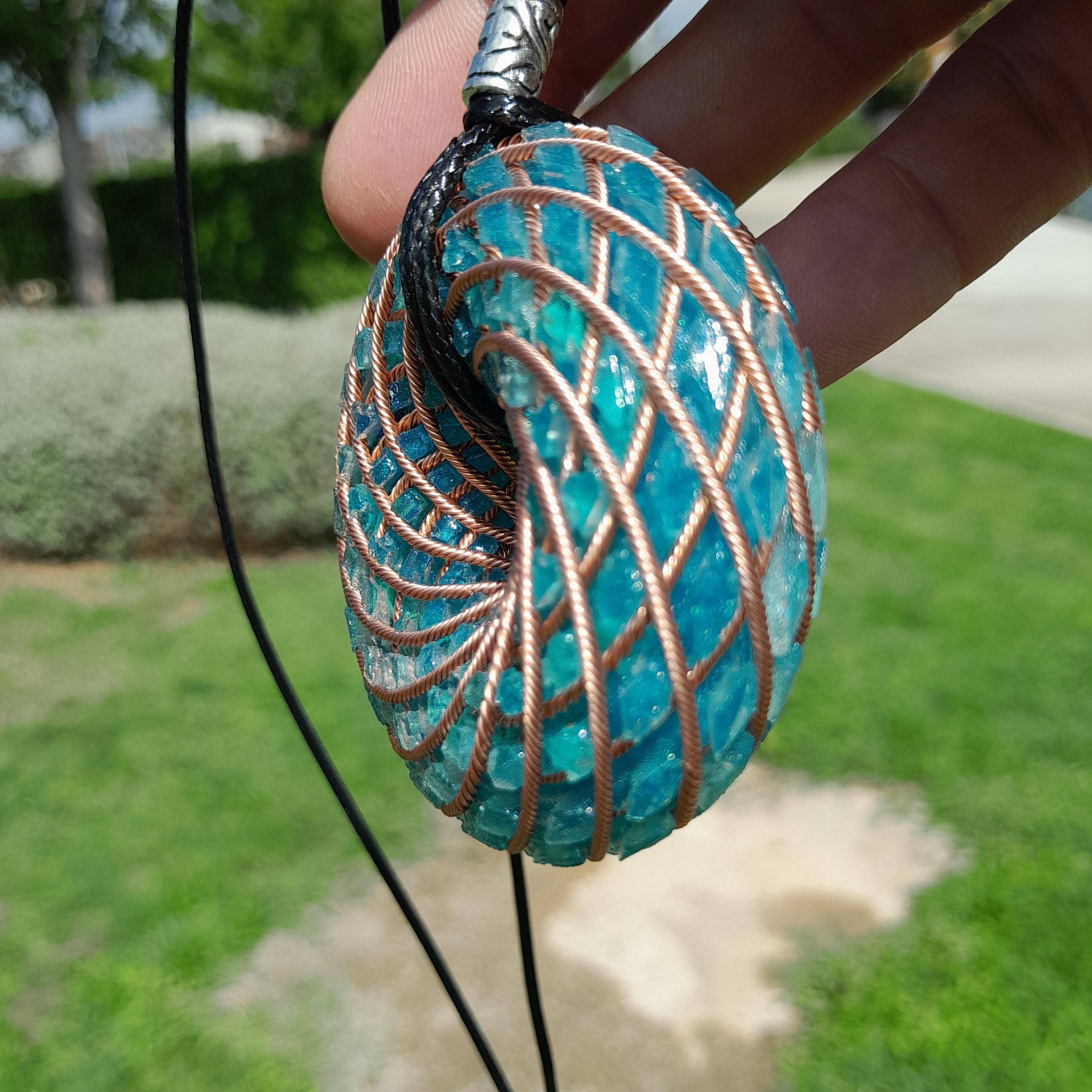 Mundo Orgon – Großhandel Spiritueller Stein/Kristall – Rodin-Torus-Spule Lapislazuli-Chips - Wirbelwellen-Generator - Toroidale Energie | EMF-Schutz1