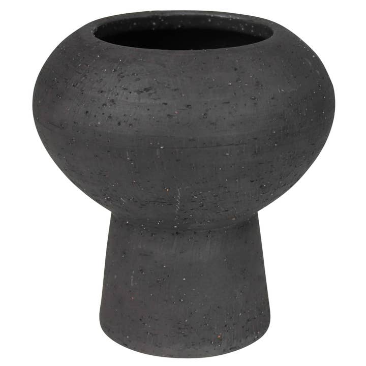 Black Cruz Vase, Ceramic - Sm for wholesale on Faire