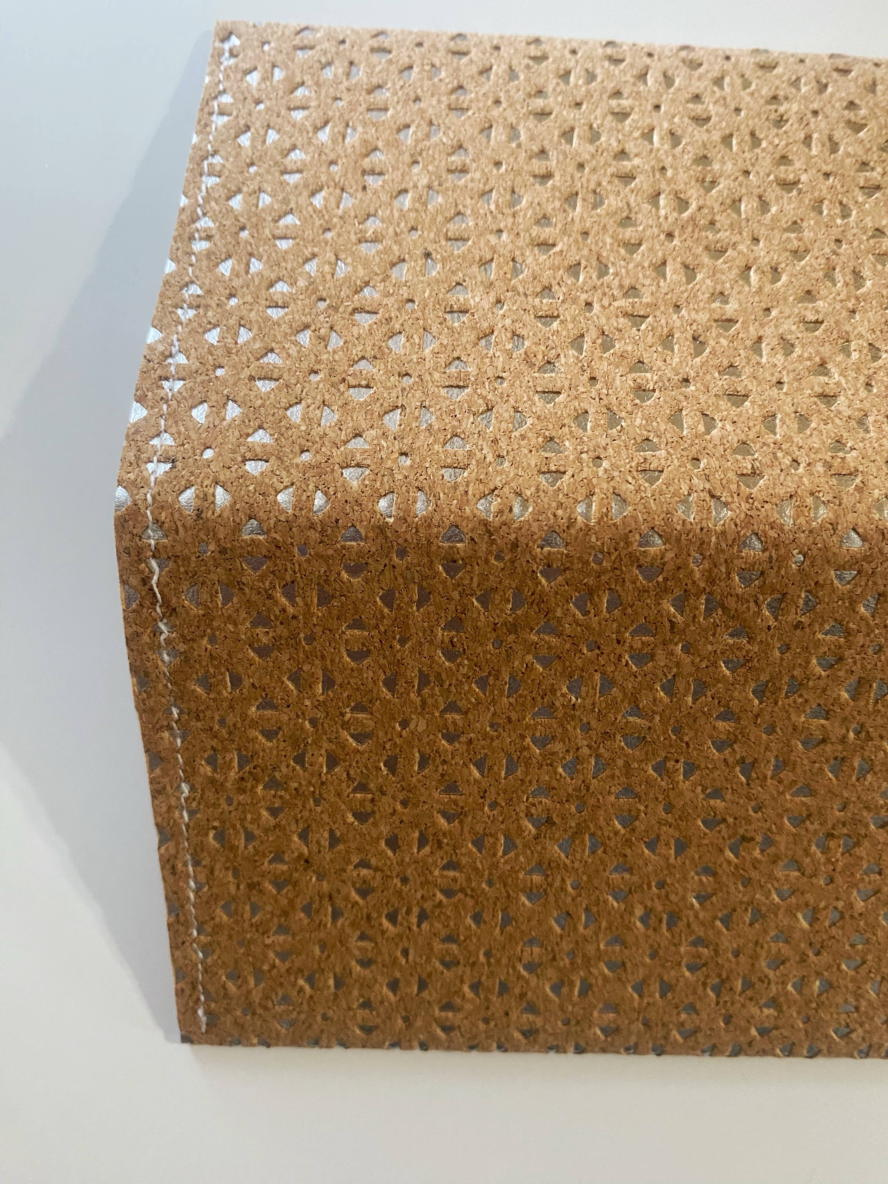 Alma Boheme Handmade - Vente Portefeuille – femme - Portefeuille pliant en liège avec motifs nature - Porte-cartes15