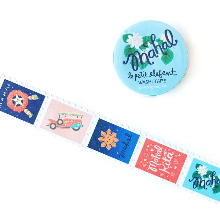 Le Petit Elefant - Wholesale Washi Tape - Mahal Kita Stamp Washi Tape