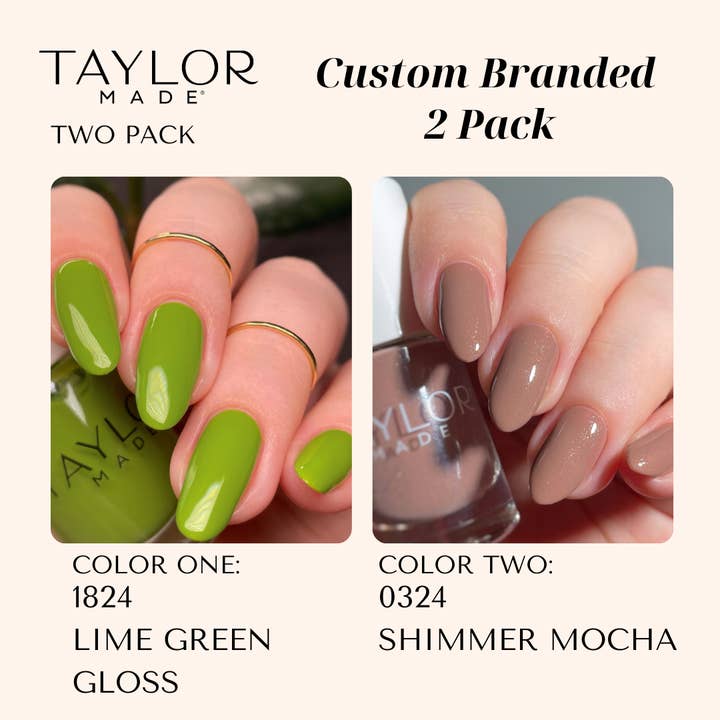 Taylor Made Polish - Vendita all'ingrosso Smalto per unghie - Smalto per unghie personalizzato: confezione da 2 a lunga tenuta + vegano + non tossico51