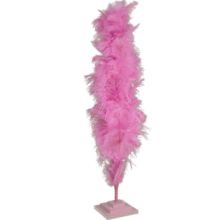 Lee Display - Wholesale Christmas Decoration - Pink Ostrich Feather Tree6