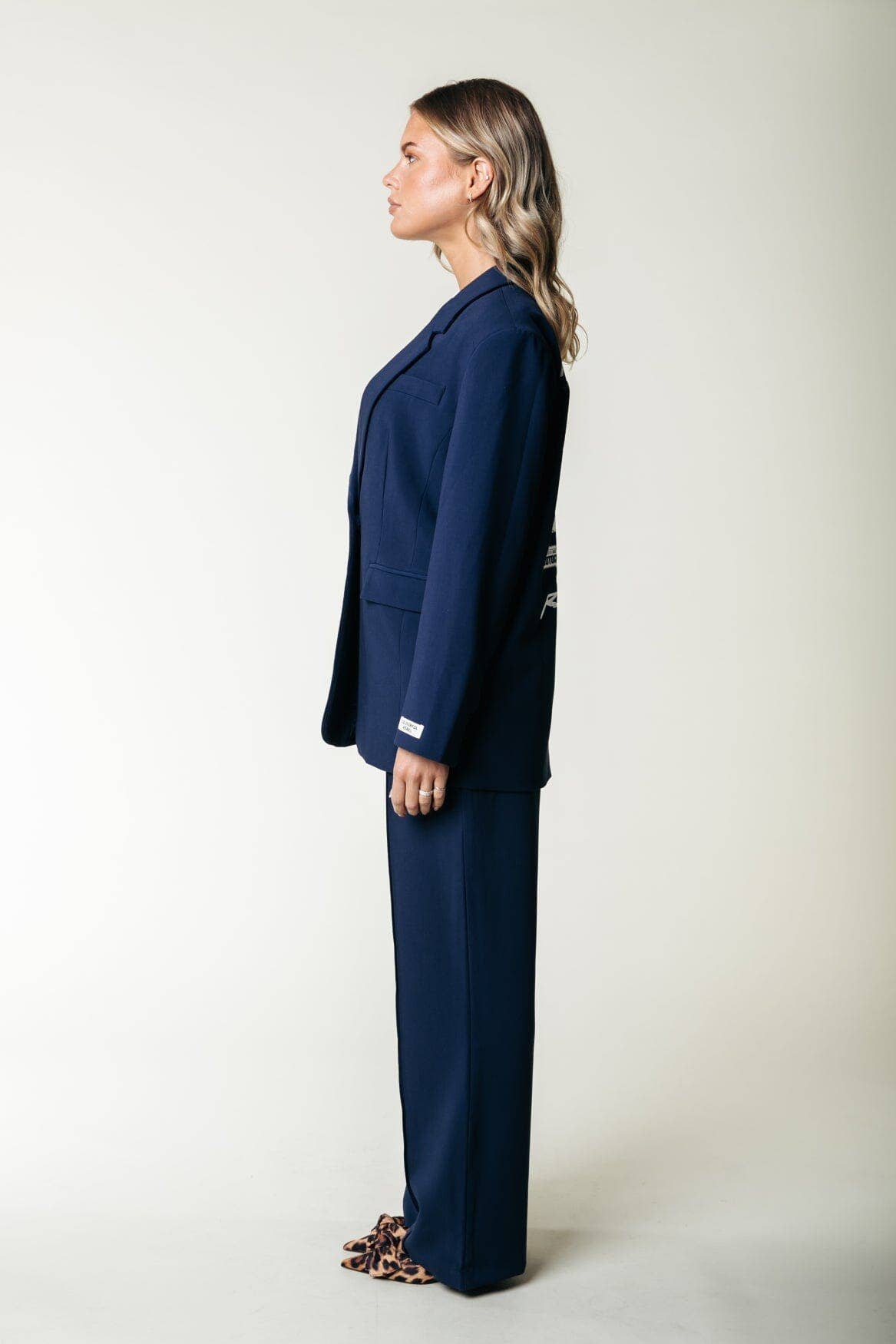 Jesra Racer Logo Blazer | Dark Navy for wholesale on Faire3