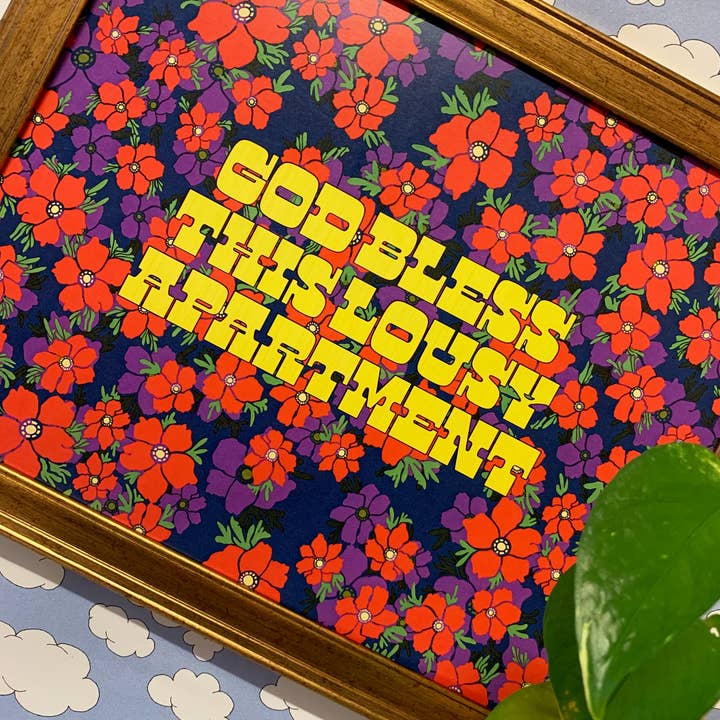 MBMB – Engroshandel Kunsttryk – Gud velsigne denne elendige lejlighed - 11 x 14 print2