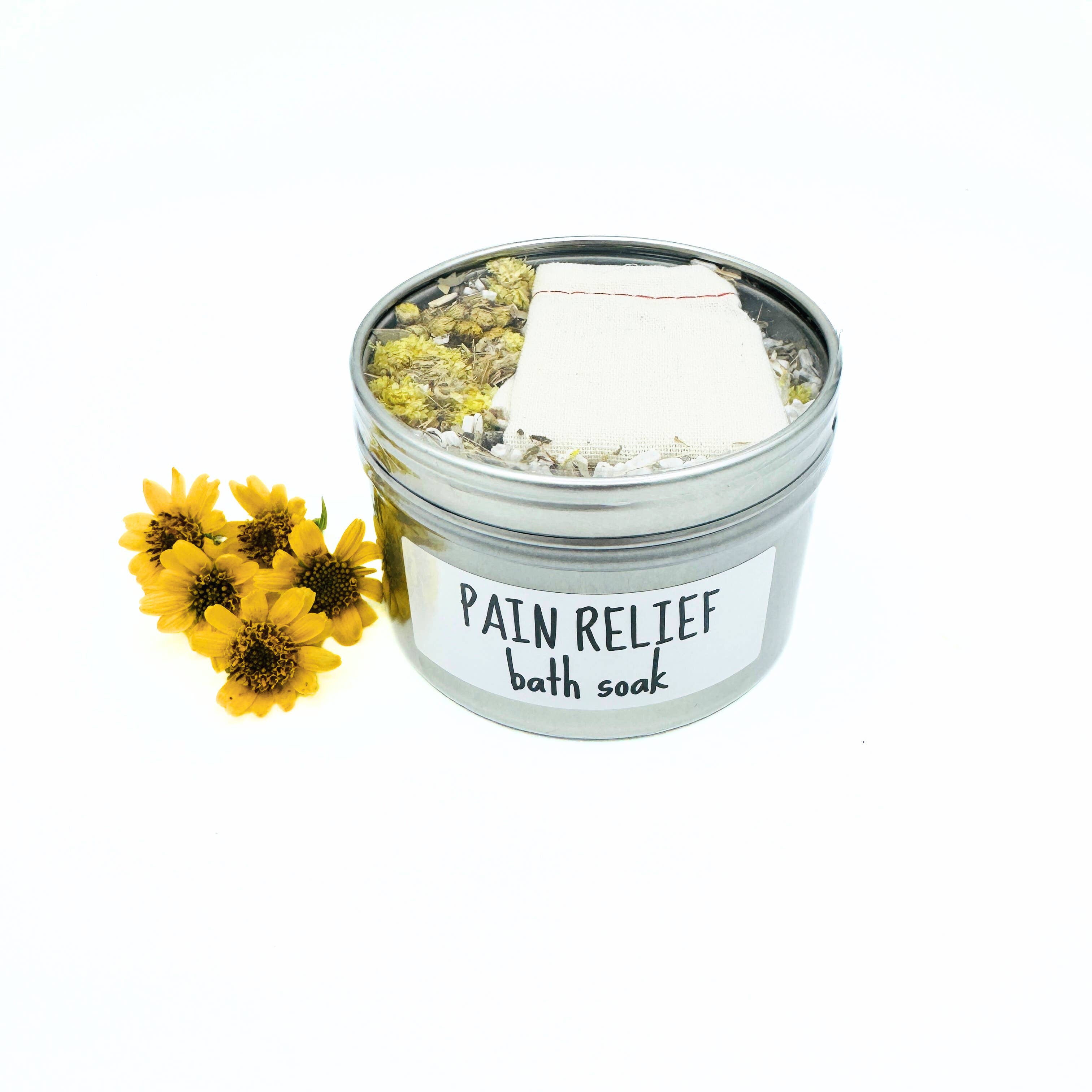 Rooted Earth Farm + Apothecary - Wholesale Bath Soak/Milk - Pain Relief Bath Soak - Herbal + Epsom Salt Soak2