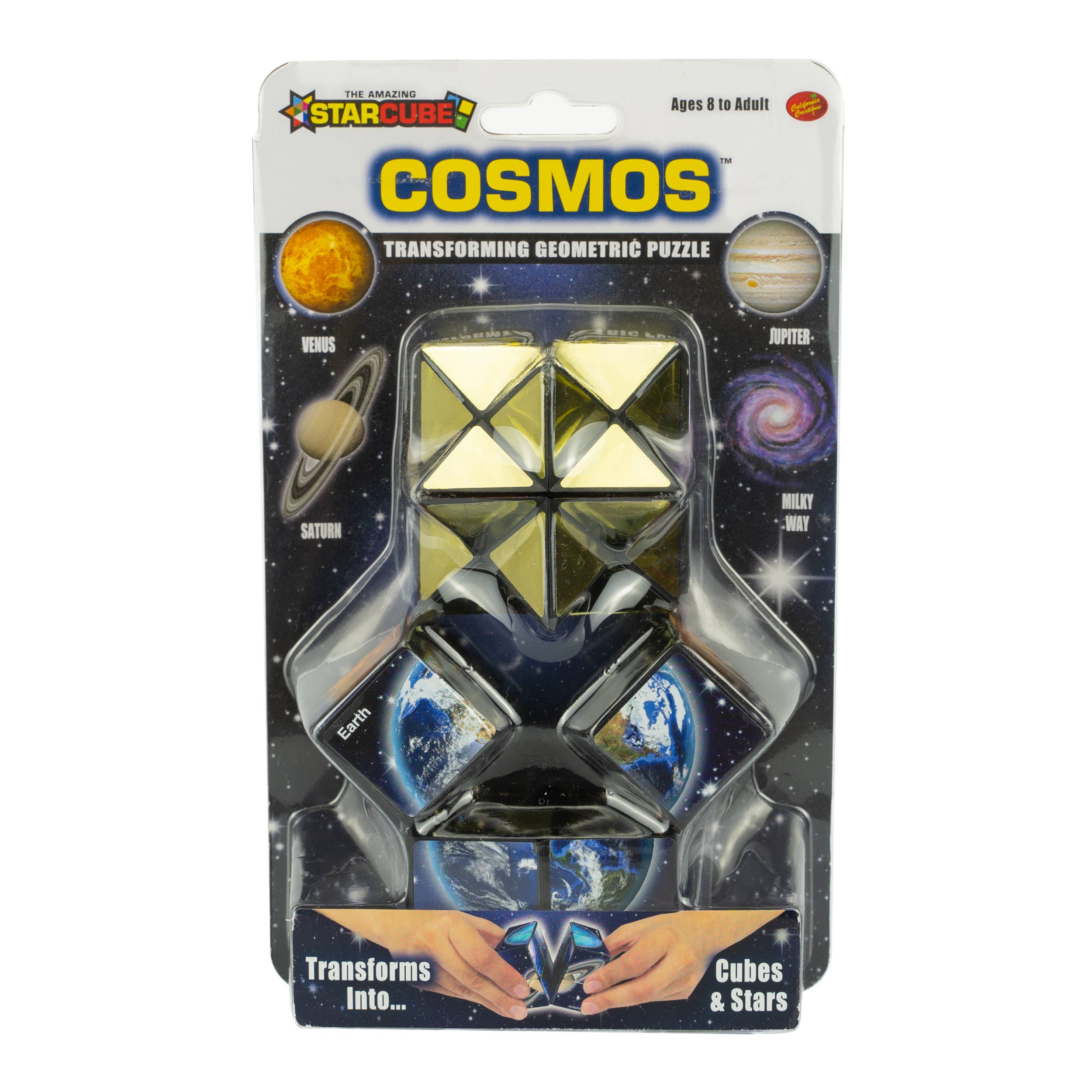 California Creations - Vente Puzzle – enfant - StarCube Cosmos - Puzzle géométrique transformable sur le thème de l'espace19