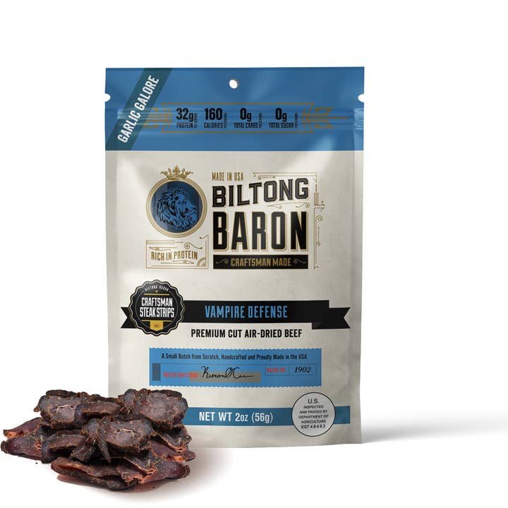 Biltong Baron - Wholesale Jerky - Biltong Baron Vampire Defense Recipe 2oz Bag