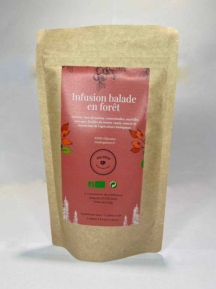 Infusion „Spaziergang im Wald“ für den Großhandel von Tea Shop