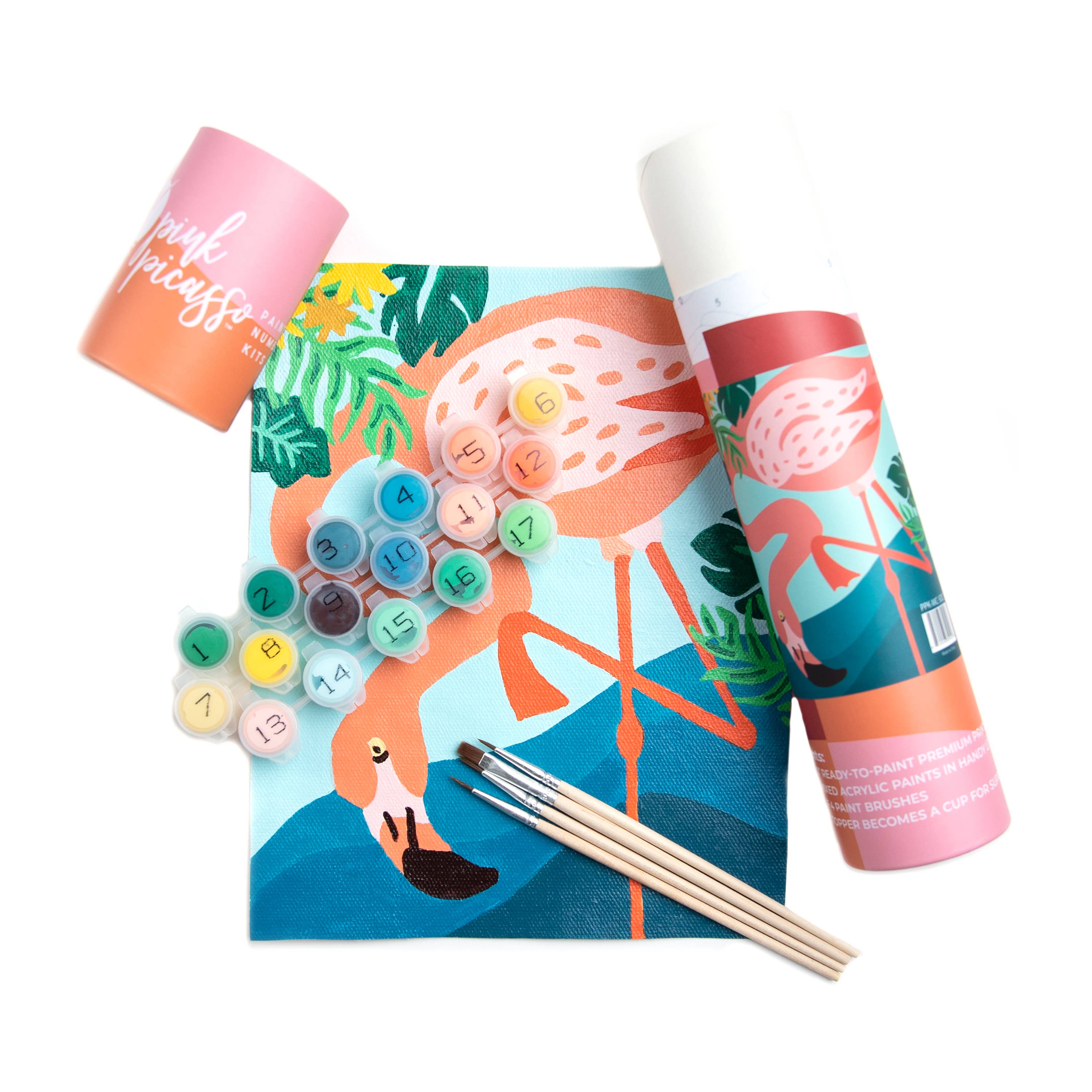 All About Austin Pink Picasso Paint by Numbers Kit