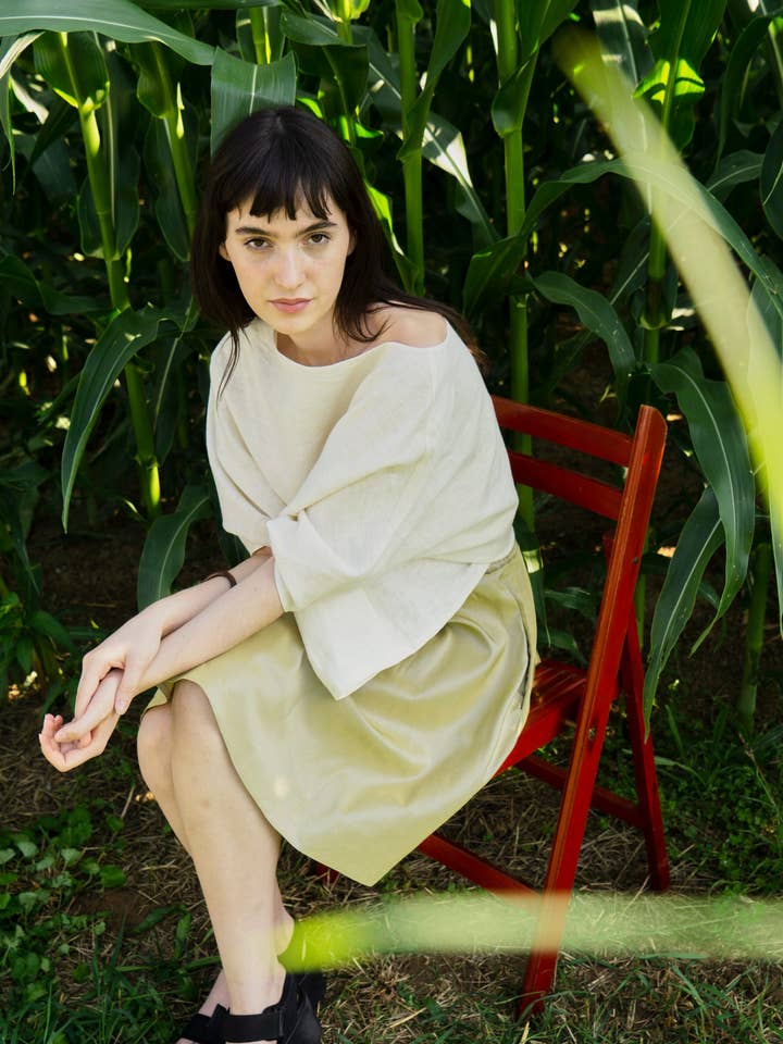 Gonna Irene Taffetà Seta per la vendita all'ingrosso da parte di Unatura