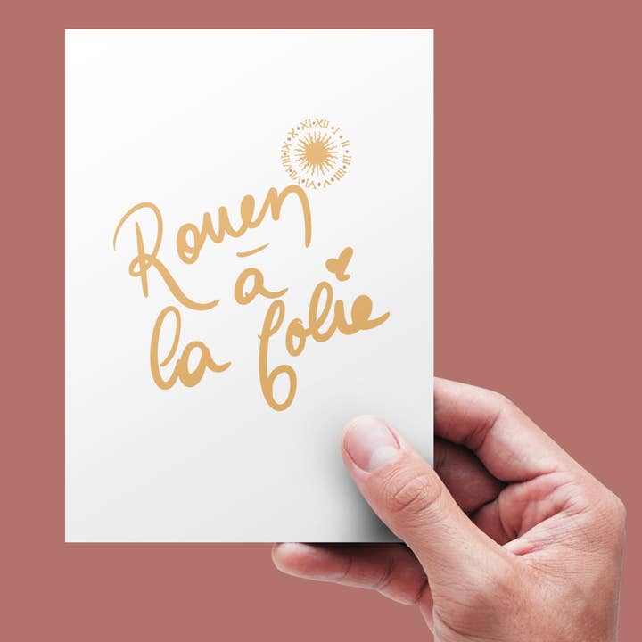 Postcard “Rouen à la Folie” for wholesale by Âme de coeur