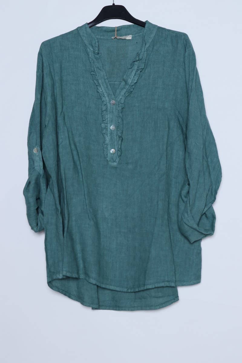 LÉA & LUC – wholesale Blus - Dam – Blus i 100 % linne REF. 664916