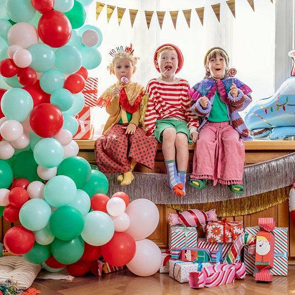 Ellie's Party Supply – wholesale Ballong – Godisfolieballonger - Set med 5 festliga partydekorationer (13x4,5 tum)2