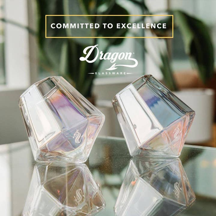 Dragon Glassware - Wholesale Cocktail/Liquor Glass - Diamond Whiskey Glasses - The Aura Collection5
