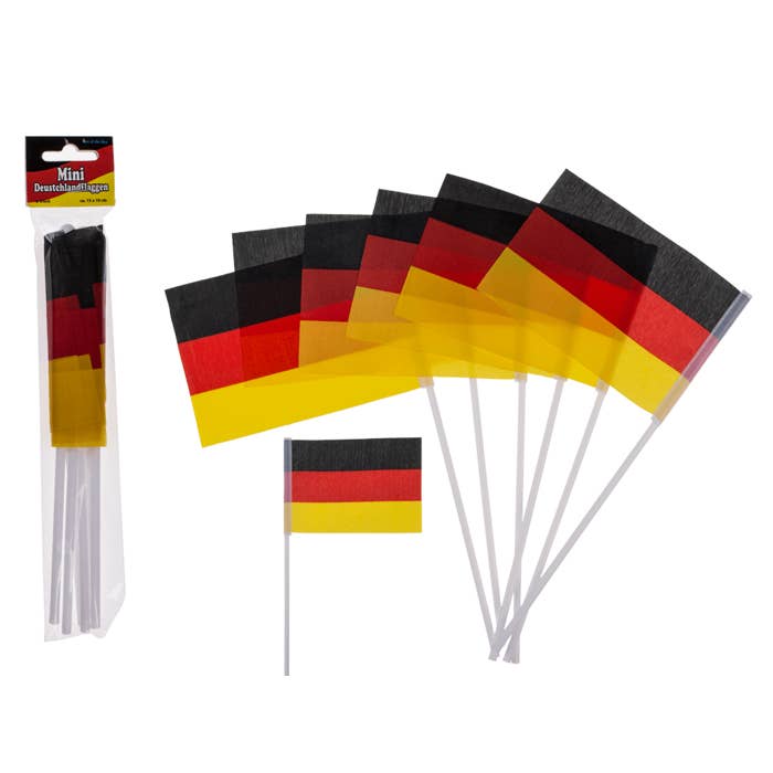 Timmy Toys - Mini German Flag - 15x10cm - 1 Piece and other Purchase Wholesale flagg. Free Returns & Net 60 Terms on Faire trending on Faire.
