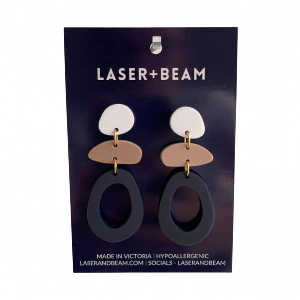 Core Dangles - Nude Pebble Round for wholesale by laserandbeam