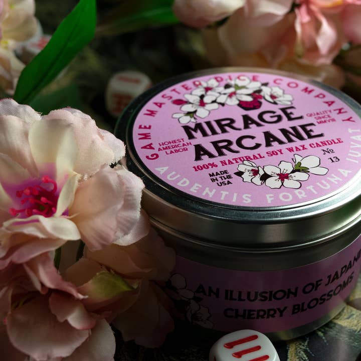 Game Master Dice - Wholesale Travel Candles - Mirage Arcane Gaming Candle8