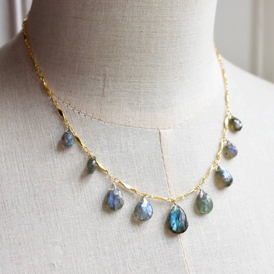 a.v. max - Wholesale Pendant/Charm Necklace - Large Teardrop Neck|5 color options3