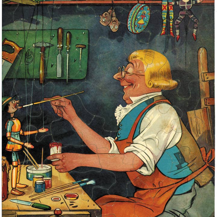 Perisphere & Trylon - Wholesale Puzzle - Kids - PINOCCHIO JIGSAW PUZZLE SET4