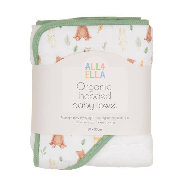 Toalla con capucha - Amigos del bosque para venta al por mayor de All4Ella