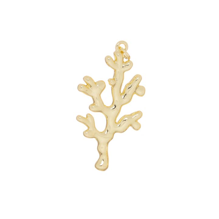 Jewel Pledge - Wholesale Individual Charm/Pendant - Ocean Coral Branch Charm for Necklace and Earrings CPG27483