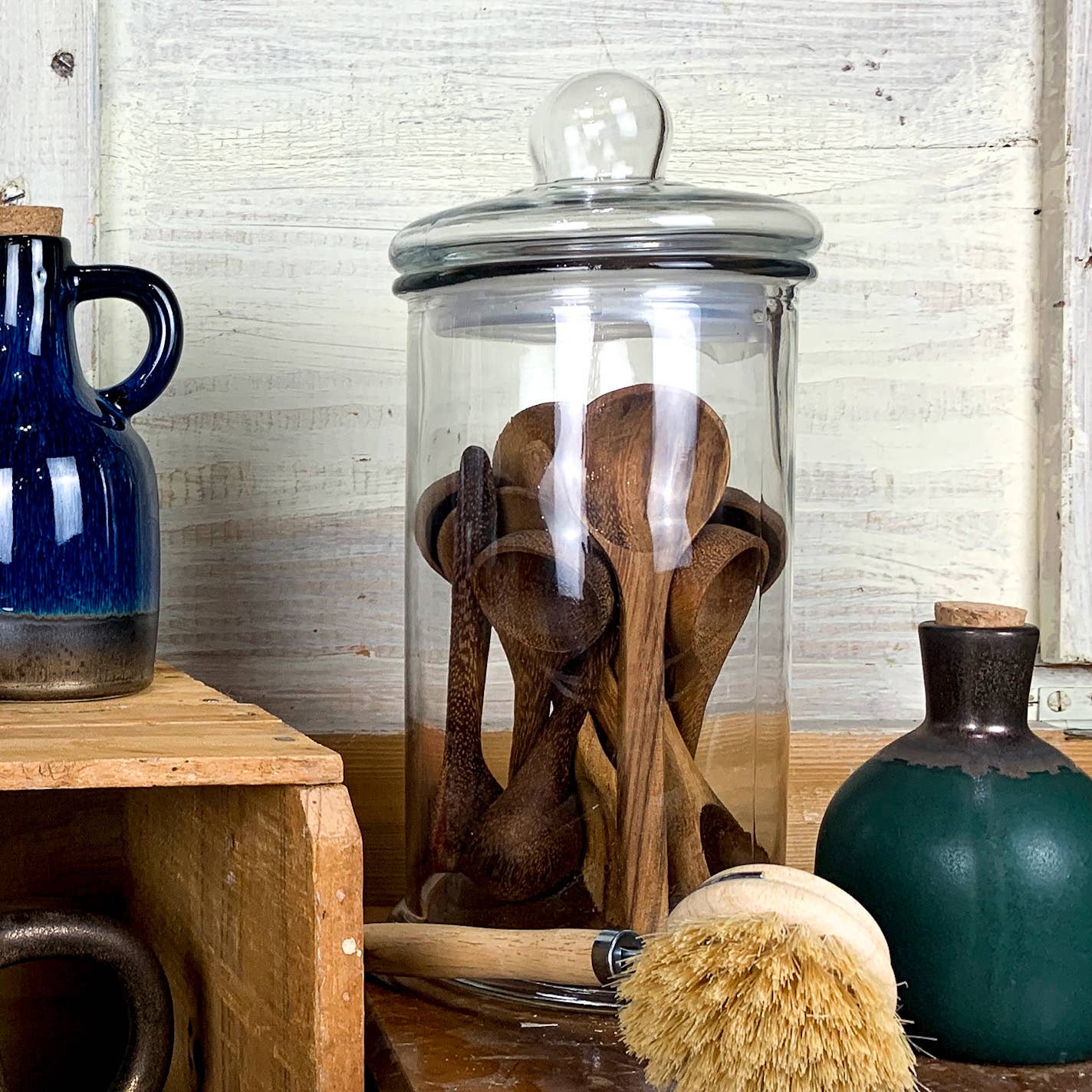 Made Market Co. - Venta al por mayor Cuchara de cocina - Juego de 3 cucharas talladas5