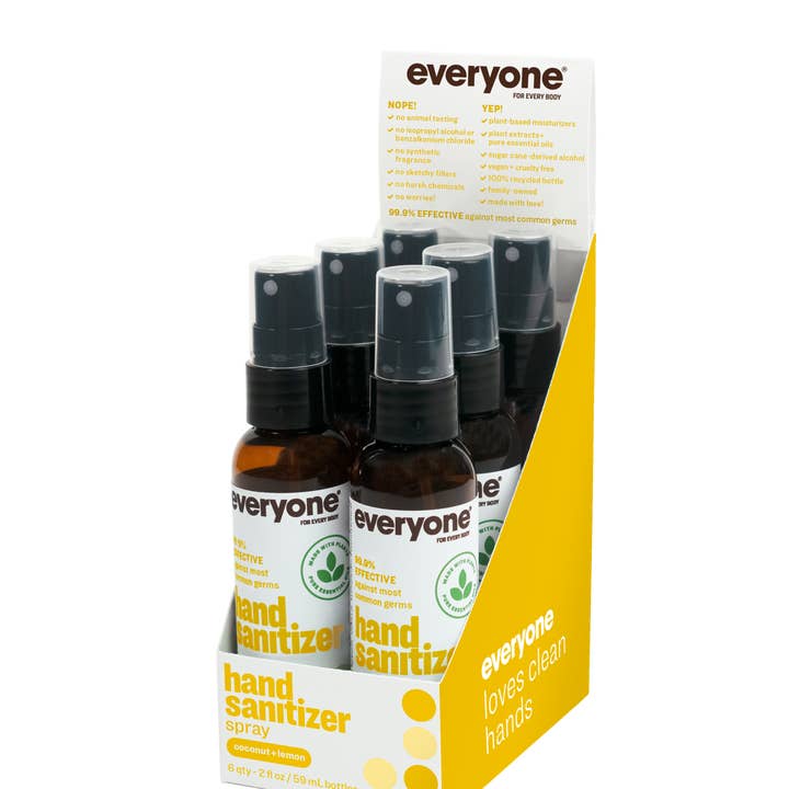 Coconut + Lemon Hand Sanitizer Spray-Pack of 72 (12 boxs) and other Purchase Wholesale wish hand sanitizer spray. Free Returns & Net 60 Terms on Faire trending on Faire.