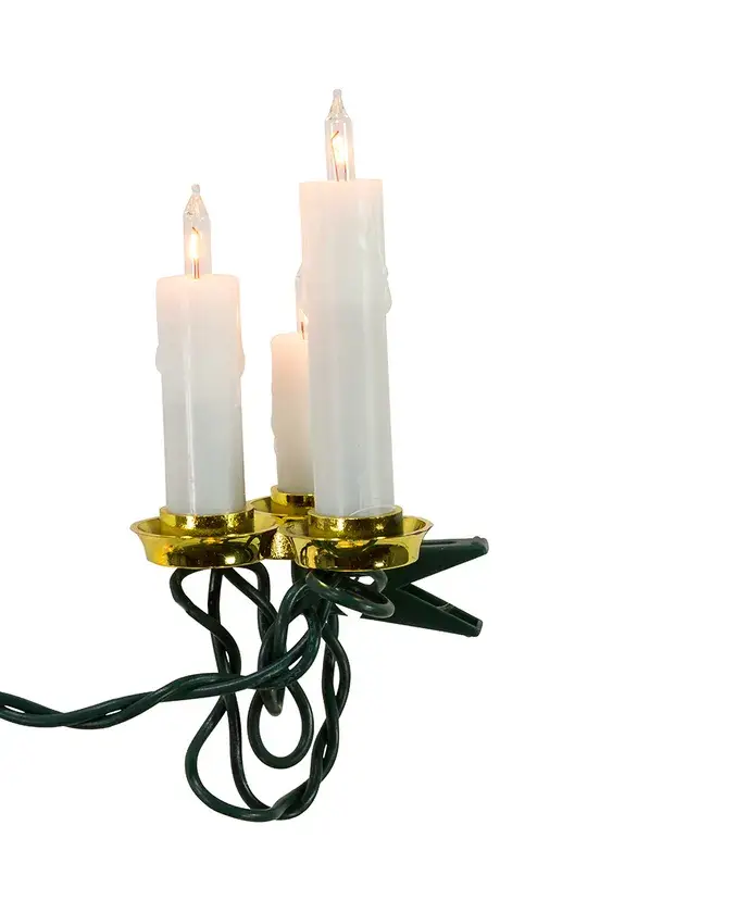 Kurt S. Adler, Inc. - Wholesale Flameless Candle - 15/L TRIPLE CANDLE LIGHT SET3