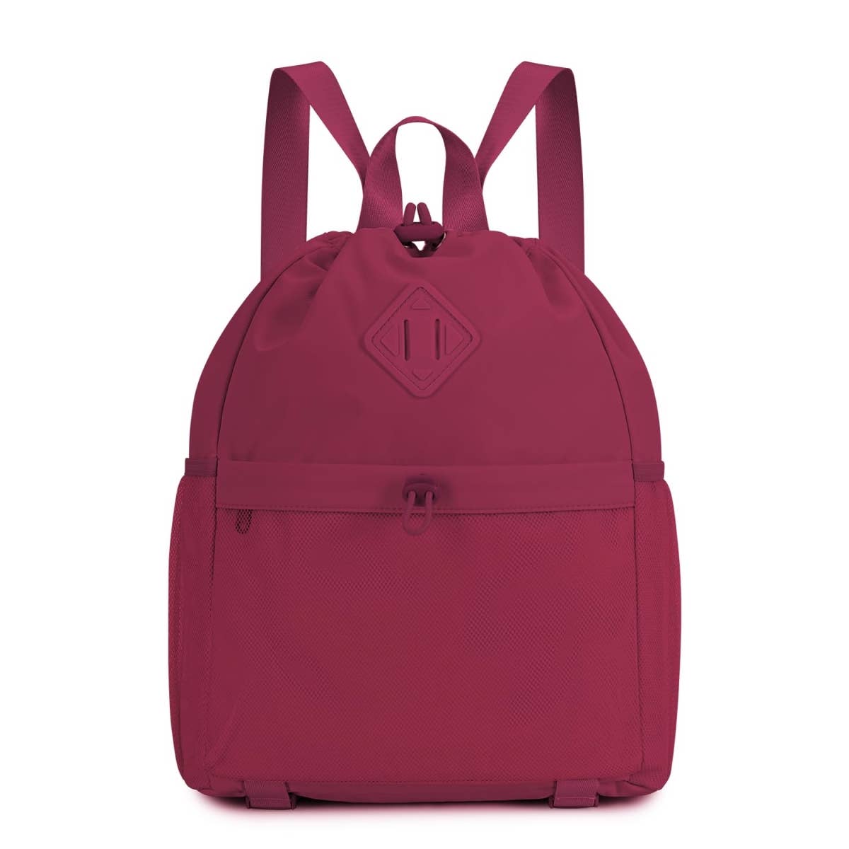 wandf - Vente Sac à cordon de serrage – unisexe - Sac à dos de sport avec cordon de serrage et sangle pour tapis de yoga27