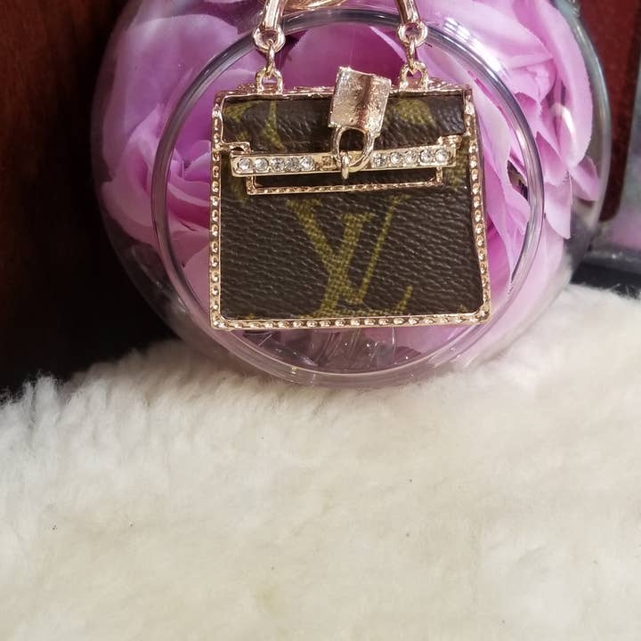Upcycled Always & Forever accessories - Wholesale Keychain - Women's - Upcycled LV bag charm/ keychain1