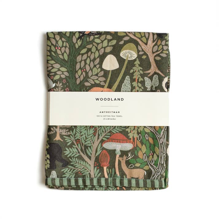 Amy Heitman - Wholesale Tea Towel - Woodland Tea Towel
