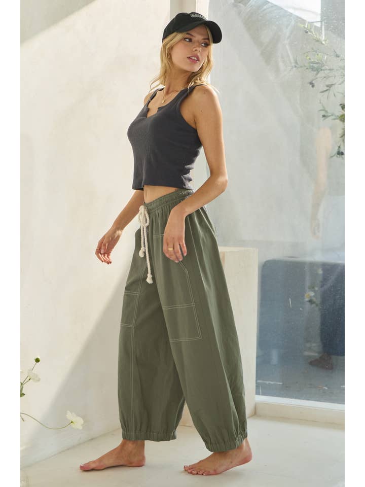 Oddi - Wholesale Pants - Women's - Balloon Shaped Cotton Pants6