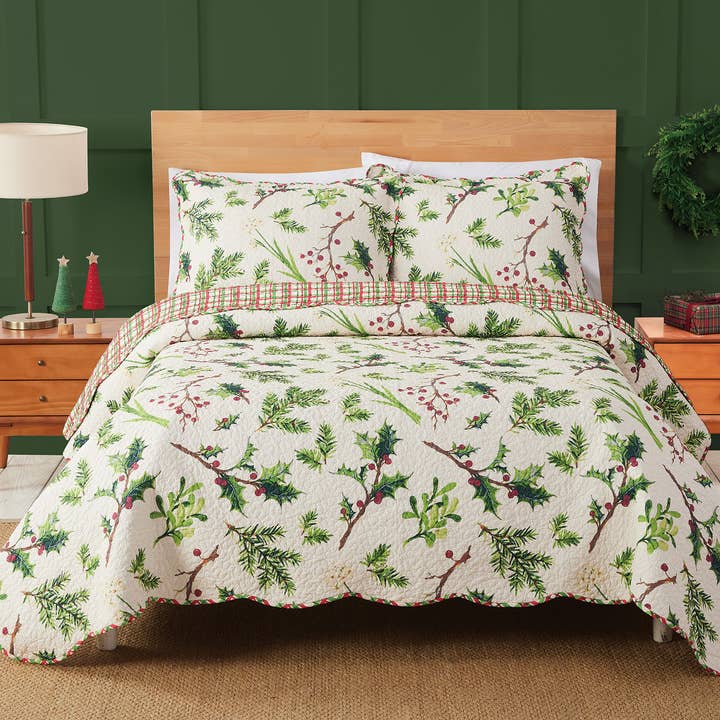 Balsam & Berries Quilt Set - Sally Eckman Roberts for wholesale by Peking Handicraft