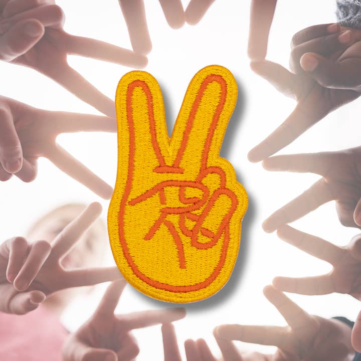 Outpatch – wholesale Lapp – Peace Fingers stick-on patch