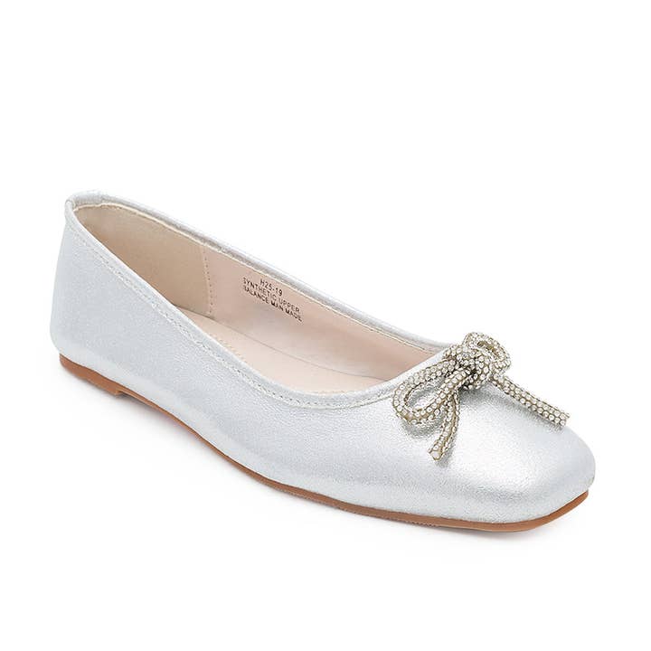 De Blossom Collection – wholesale Flats – Women’s – Rhinestone Bow Flat
