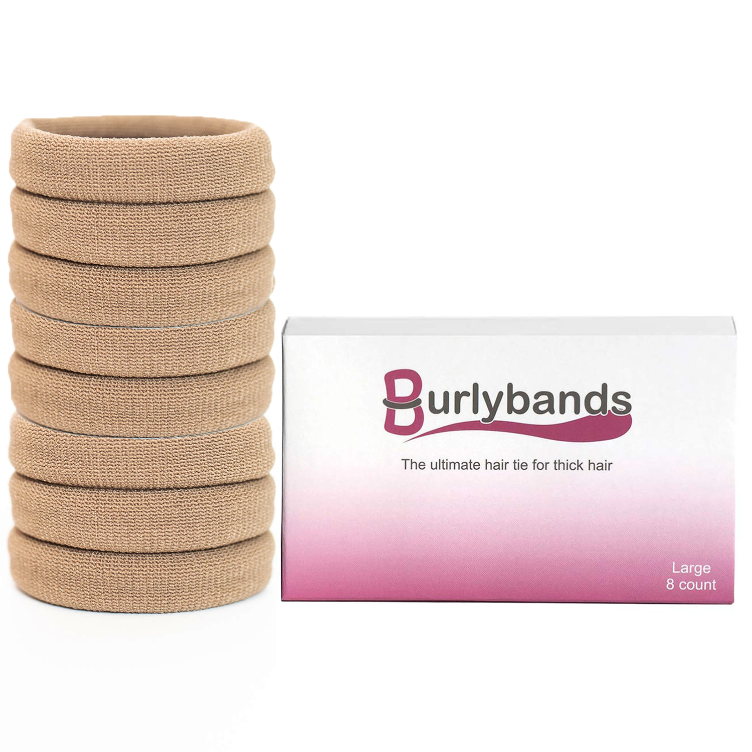 Burlybands – Großhandel Haargummi – Damen – Burlybands Haargummis für dickes, schweres oder lockiges Haar, 8 Stück3