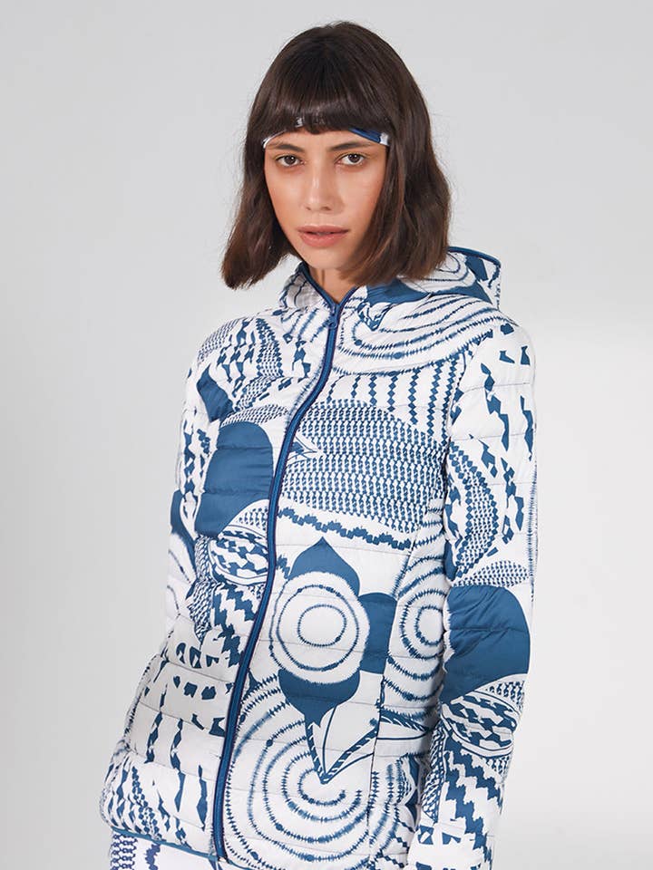 Doudoune Légère à Imprimé Floral pour la vente par Titika Active