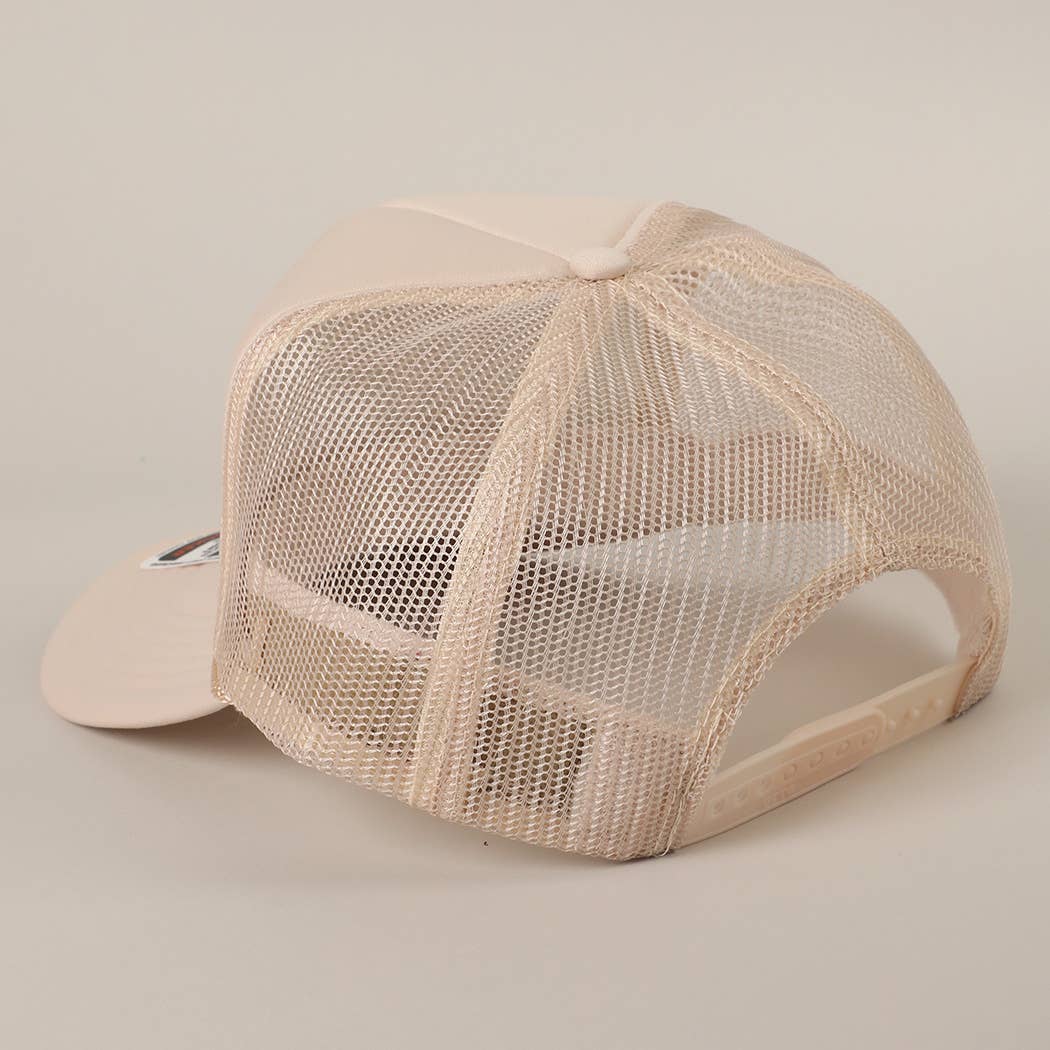 Fashion City - Wholesale Trucker Hat - Unisex - FLORIDA Text Printed Mesh Back Foam Trucker Hat19