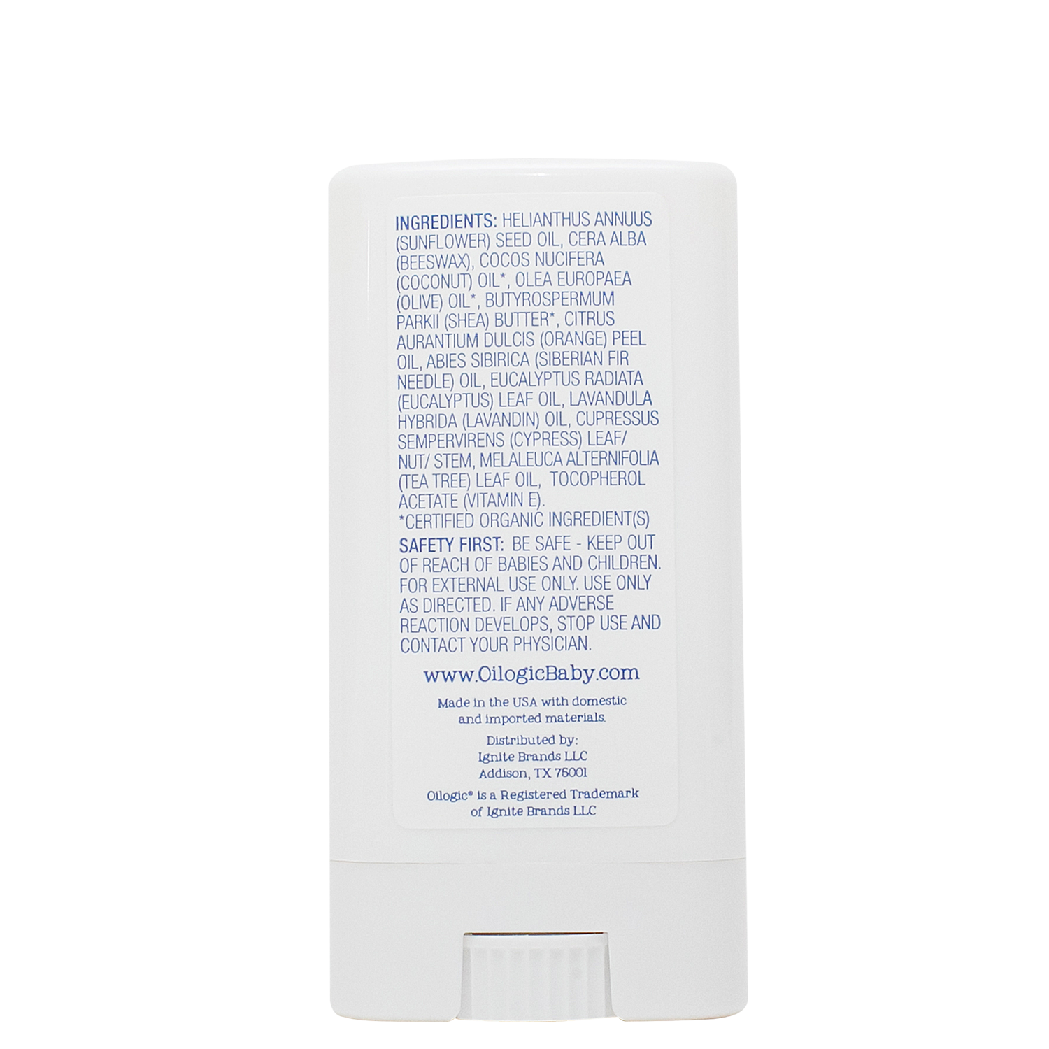 Oilogic Baby & Kid Solutions - Wholesale Chest Rub - Stuffy Nose & Cough Vapor Chest Rub6