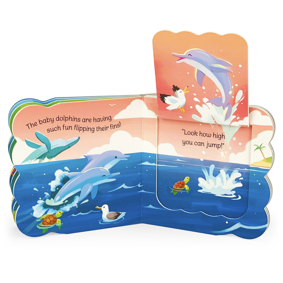 Cottage Door Press - Wholesale Baby & Toddler Book (0-2) - Babies in the Ocean Lift-a-Flap Board Book1