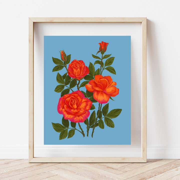 Rose Garden Art Print for wholesale by Cailee Corbett