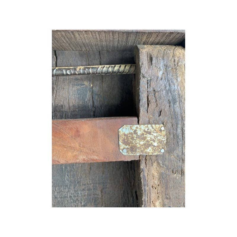 Paloma Black (Casa Natura Design, S.L.) – Mesa de café por atacado – Mesa de Centro de Tamanho Médio Feita com Belos Painéis de Madeira Antiga4