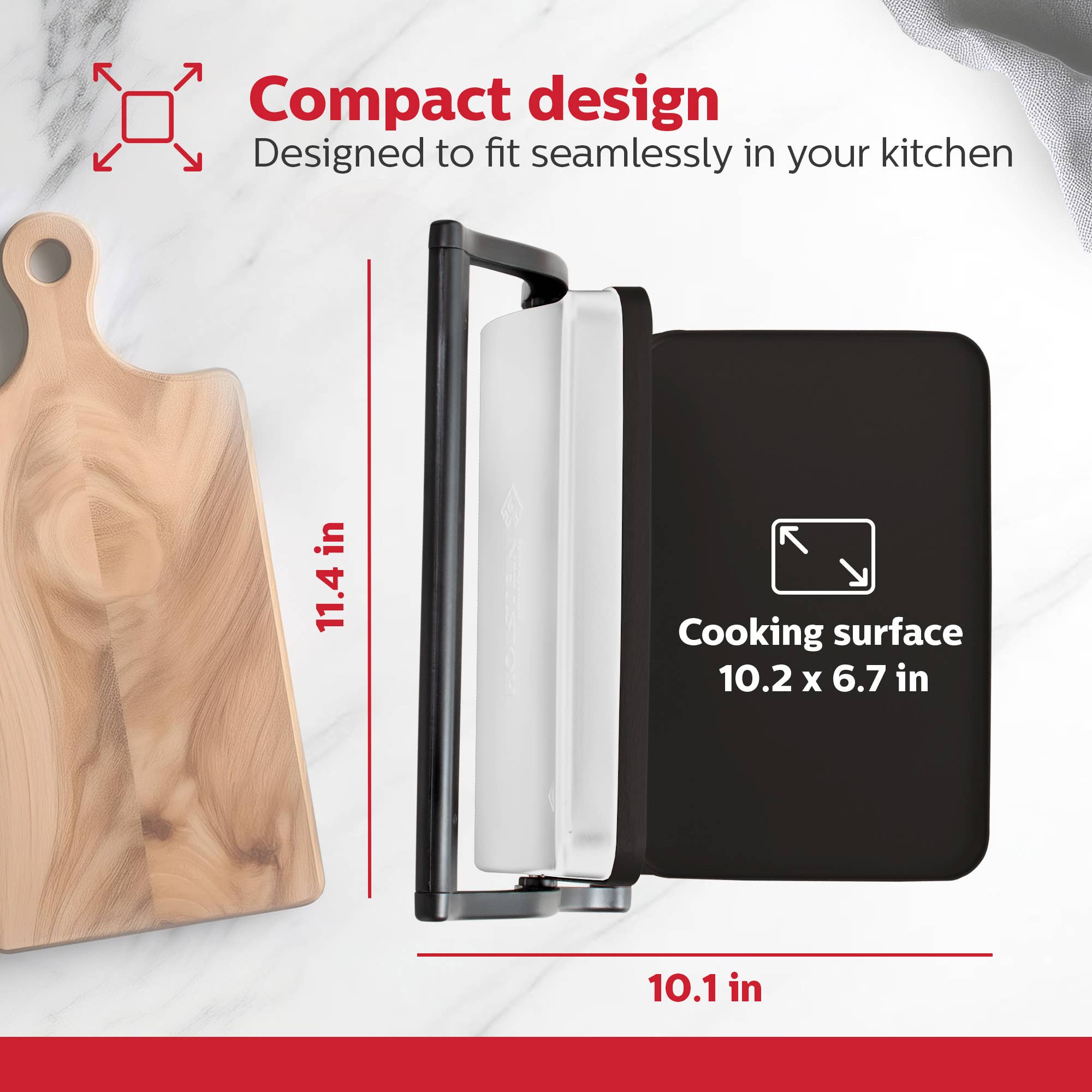 Holstein Housewares - Wholesale Kitchen Appliance - Griddle Panini Press Grill & Gourmet Sandwich Maker16