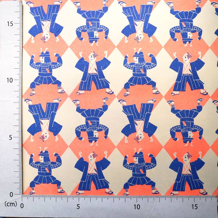 REGARO PAPIRO - Wholesale Flat Wrap - SAMURAI Wrapping Paper3