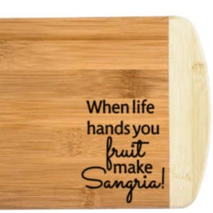 8" Cutting Board w/ Snarky Sayings for wholesale by B4homemade, LLC
