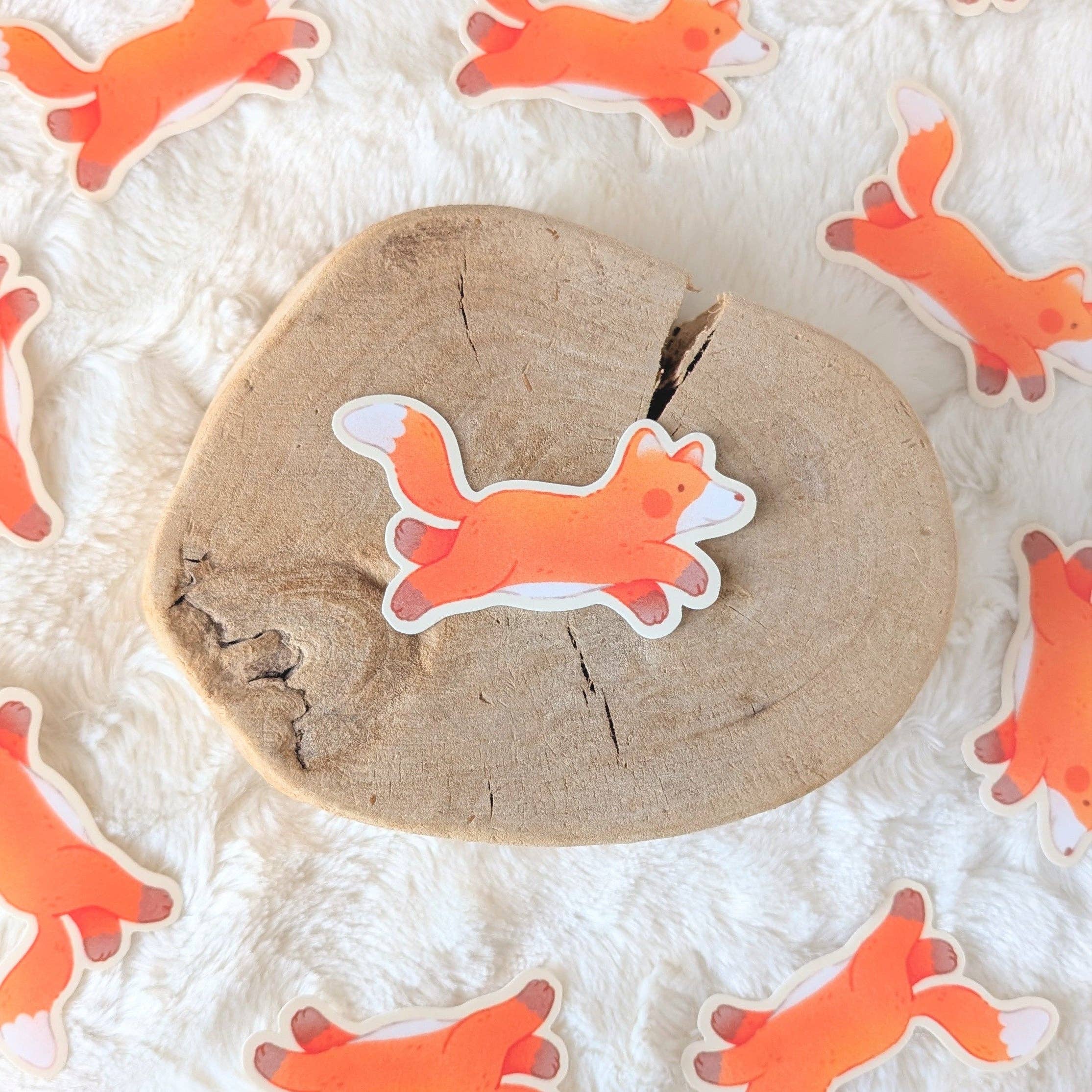 Arcasian - Wholesale Sticker - Leaping Fox Waterproof Stickers1