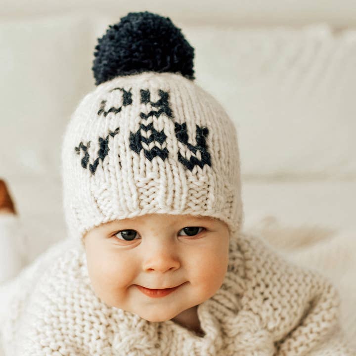 Huggalugs – wholesale Beanie – Kids – Oy Vey Hand Knit Beanie Hat Baby & Kids