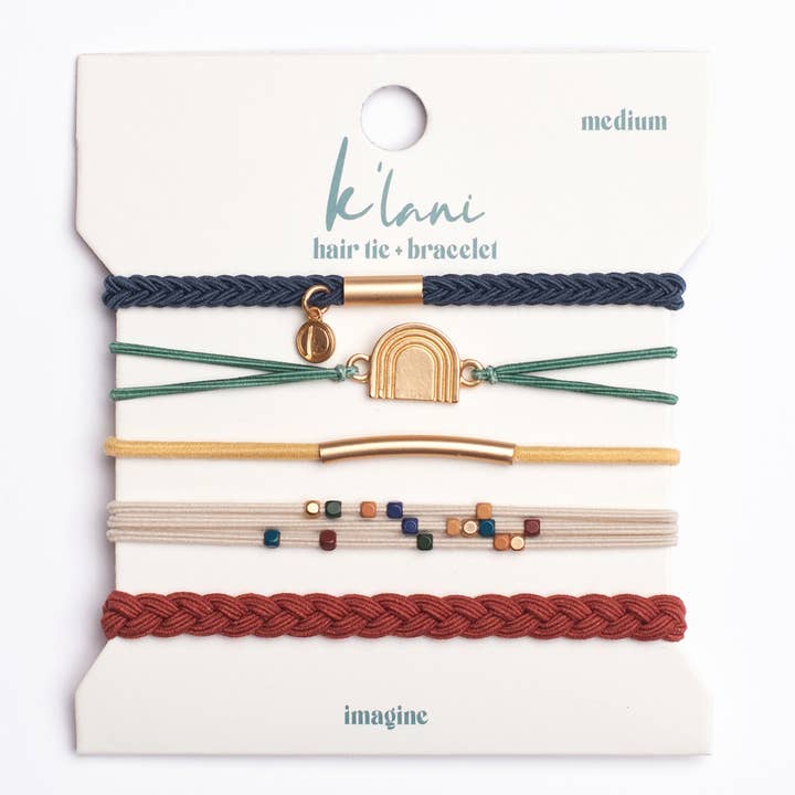 K'Lani hair tie bracelets - Wholesale Jewelry Set - Imagine Hair Tie bracelets
