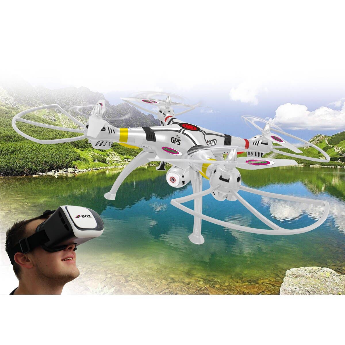 mhw24 - Wholesale Toy Set - Kids - Payload GPS VR Drone Altitude HD FPV Wifi Coming Home9