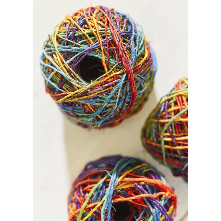 Namaste - Wholesale Yarn - Rainbow Hemp Twine Yarn 20g